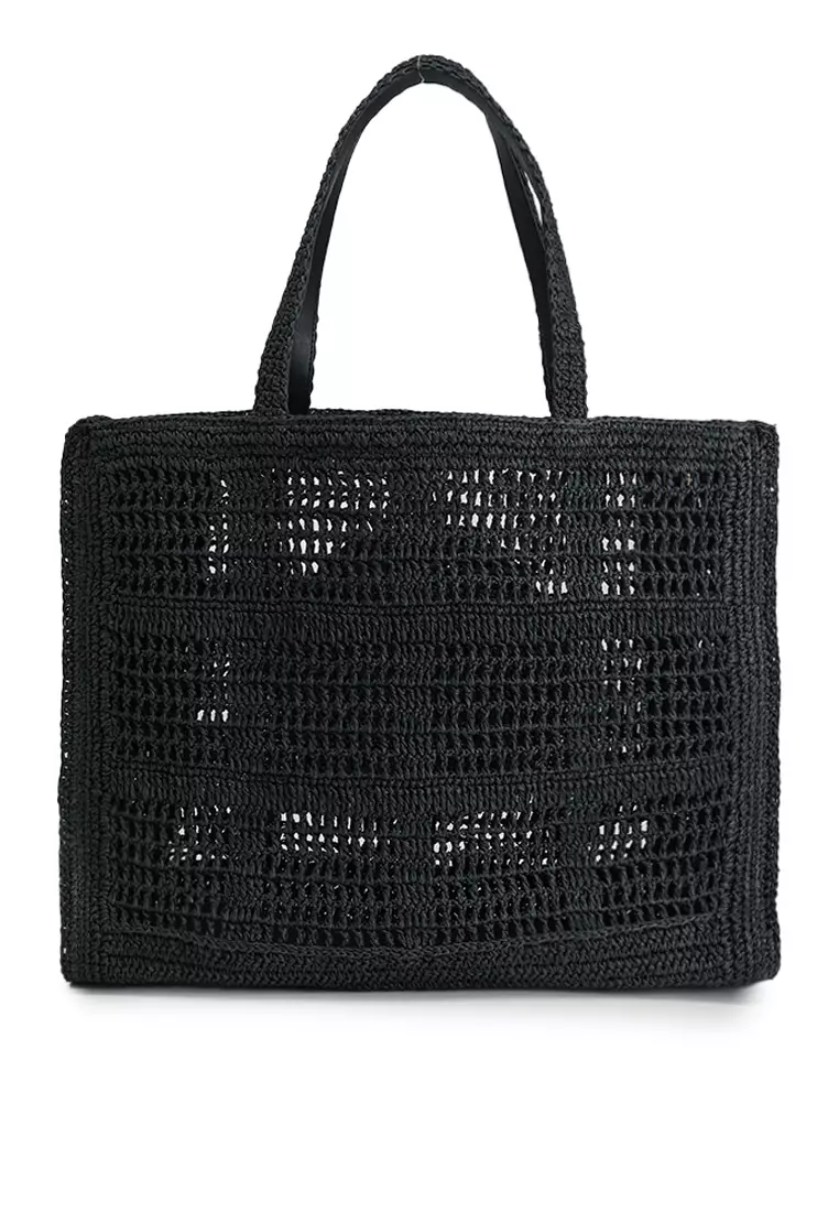 Ella Hand-Crocheted Large Tote Bag (nt)