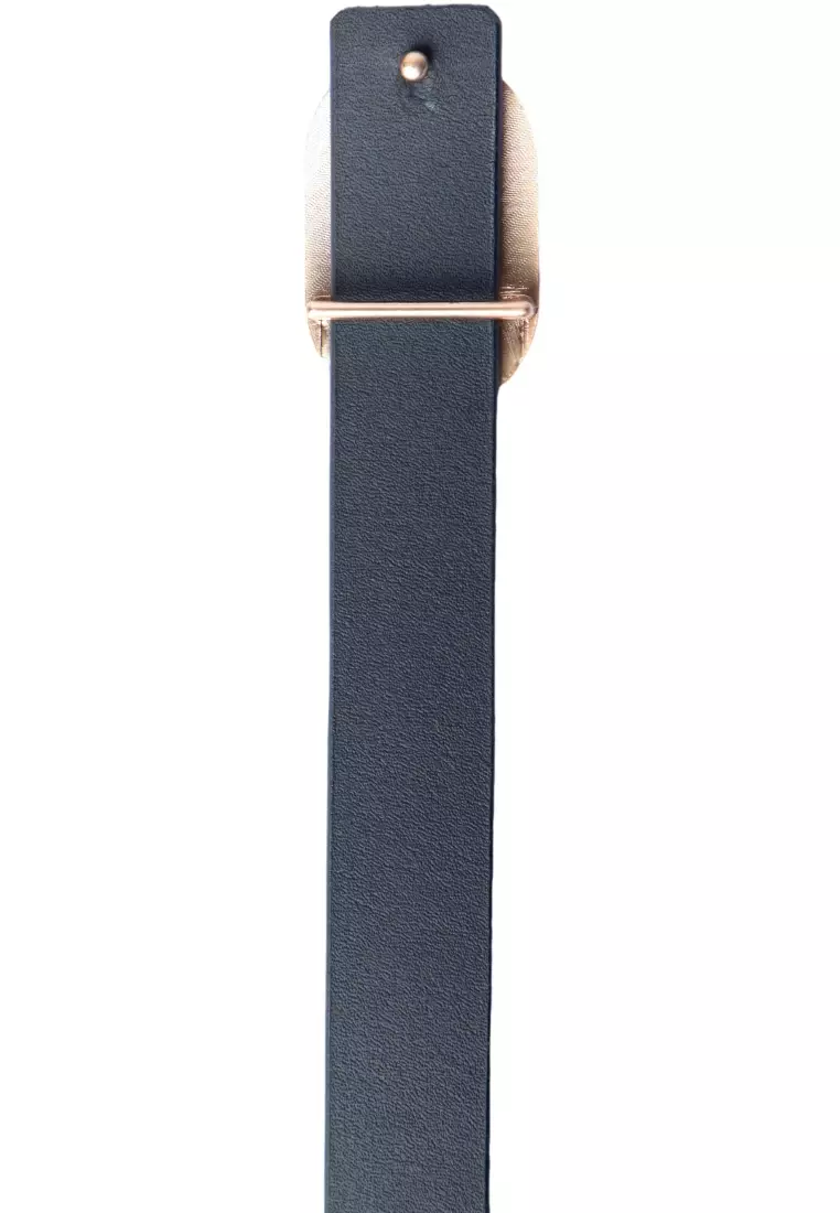 Black Belt Women - Women Leather Designer Belt -Gold Buckle Women belt in Full Grain Leather -Oxhide D8