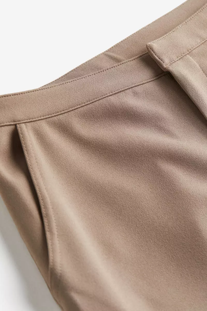 Jersey crêpe trousers