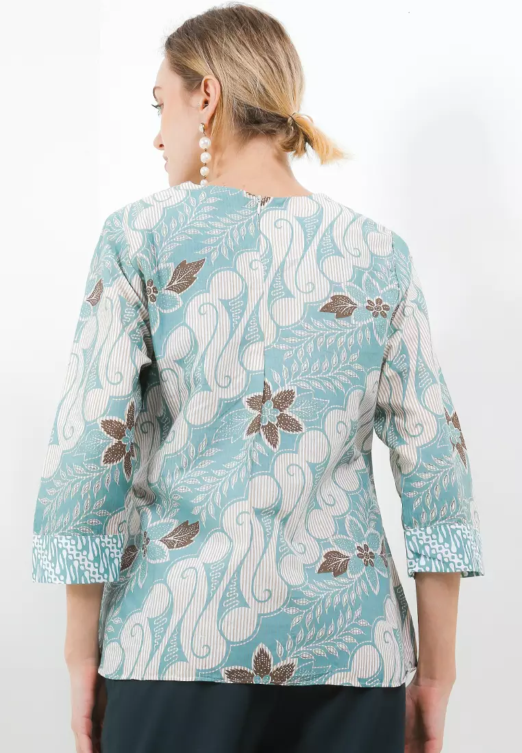 Seno Blouse Batik Wanita Exclusive Premium Casual Modern