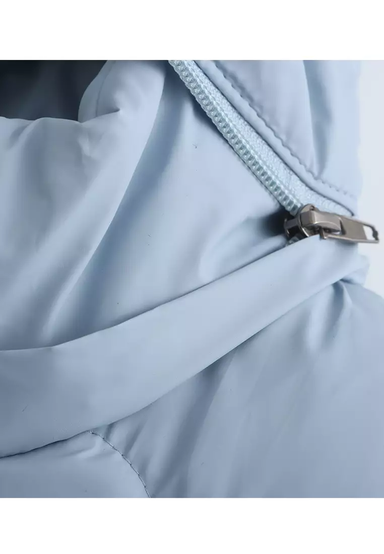 Detachable Faux Fur Collar Hooded Coat AD82303