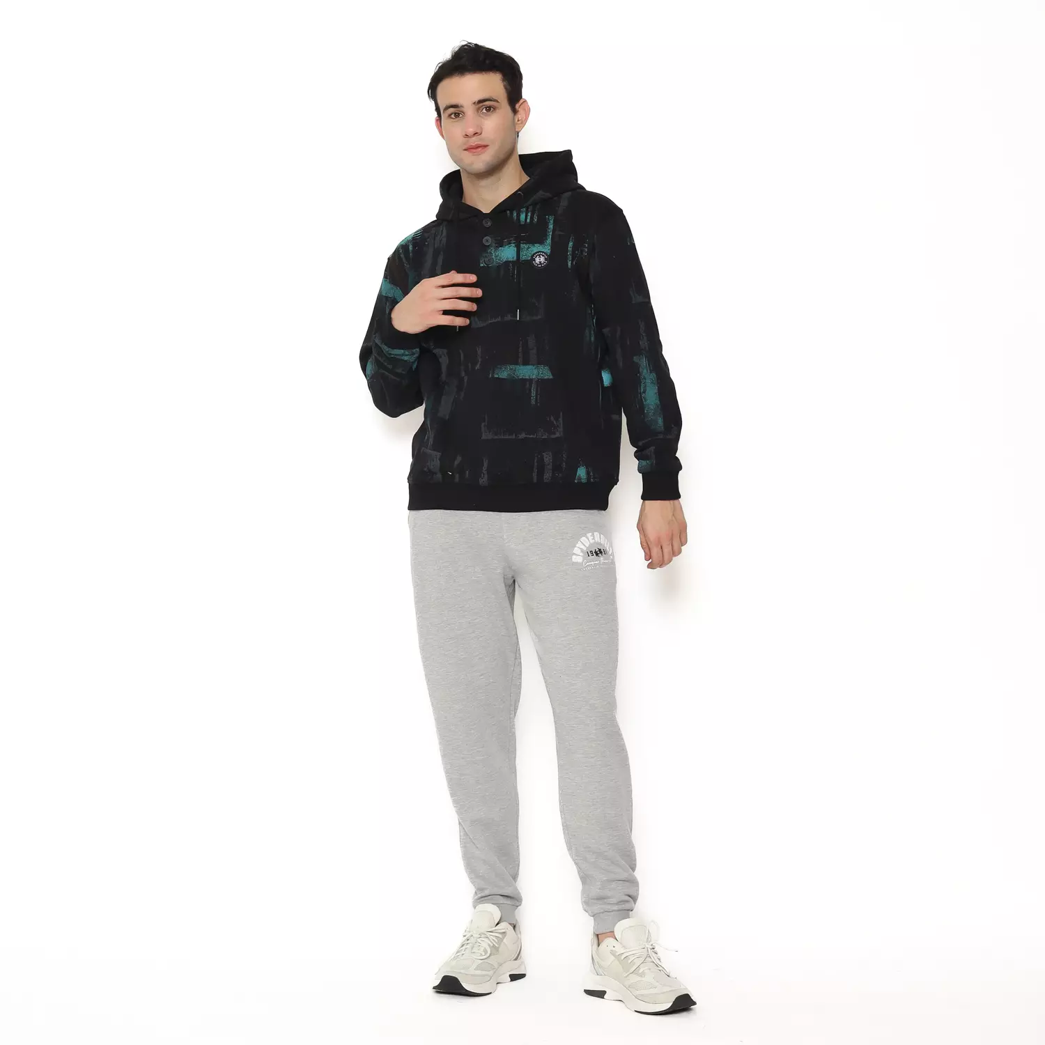 Spyderbilt Sweater Pria Rainbow Men Hoodie Planet Surf