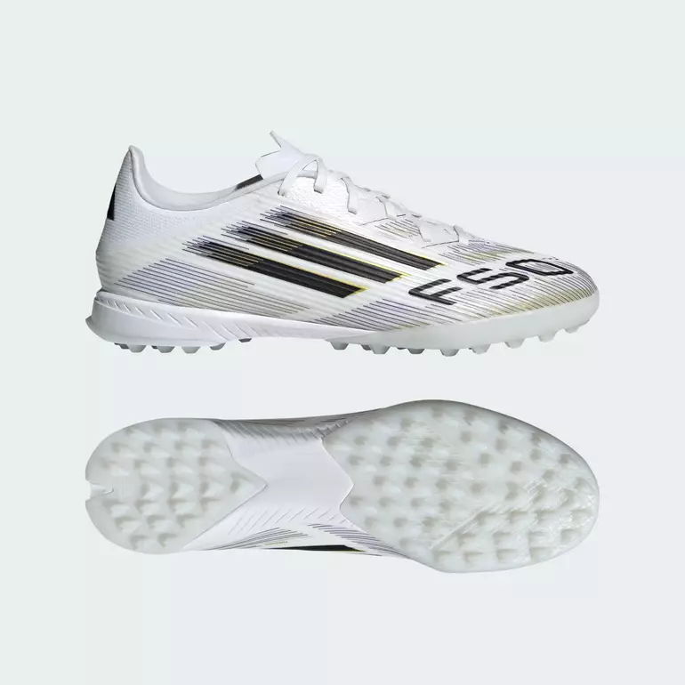 Football F50 League Turf Boots Unisex White JH7726