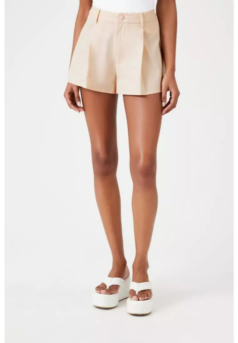 Buy FOREVER 21 Twill High Rise Trouser Shorts 2024 Online ZALORA