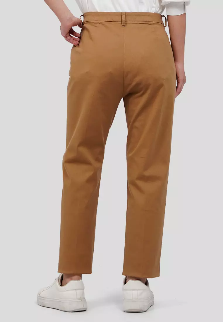 Basic Tapered Mid Rise Chicago Editor Pants