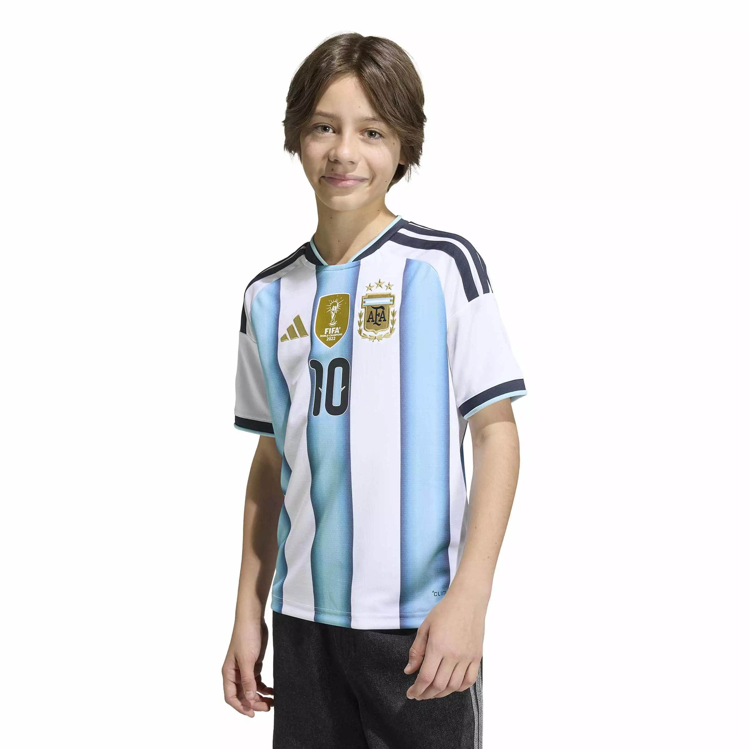 ADIDAS Argentina 26 Home Messi Kids Jersey KA8115 - Jersey Anak (Putih)