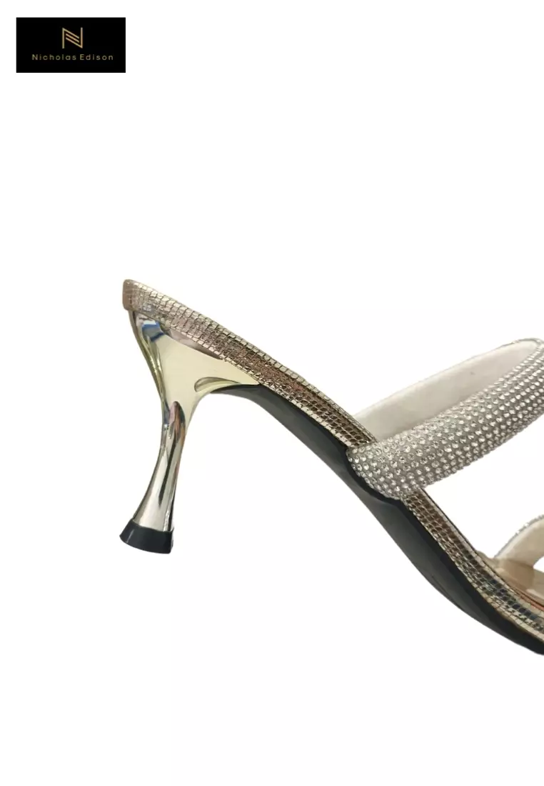 Nicholas Edison Heel Drew Light Gold