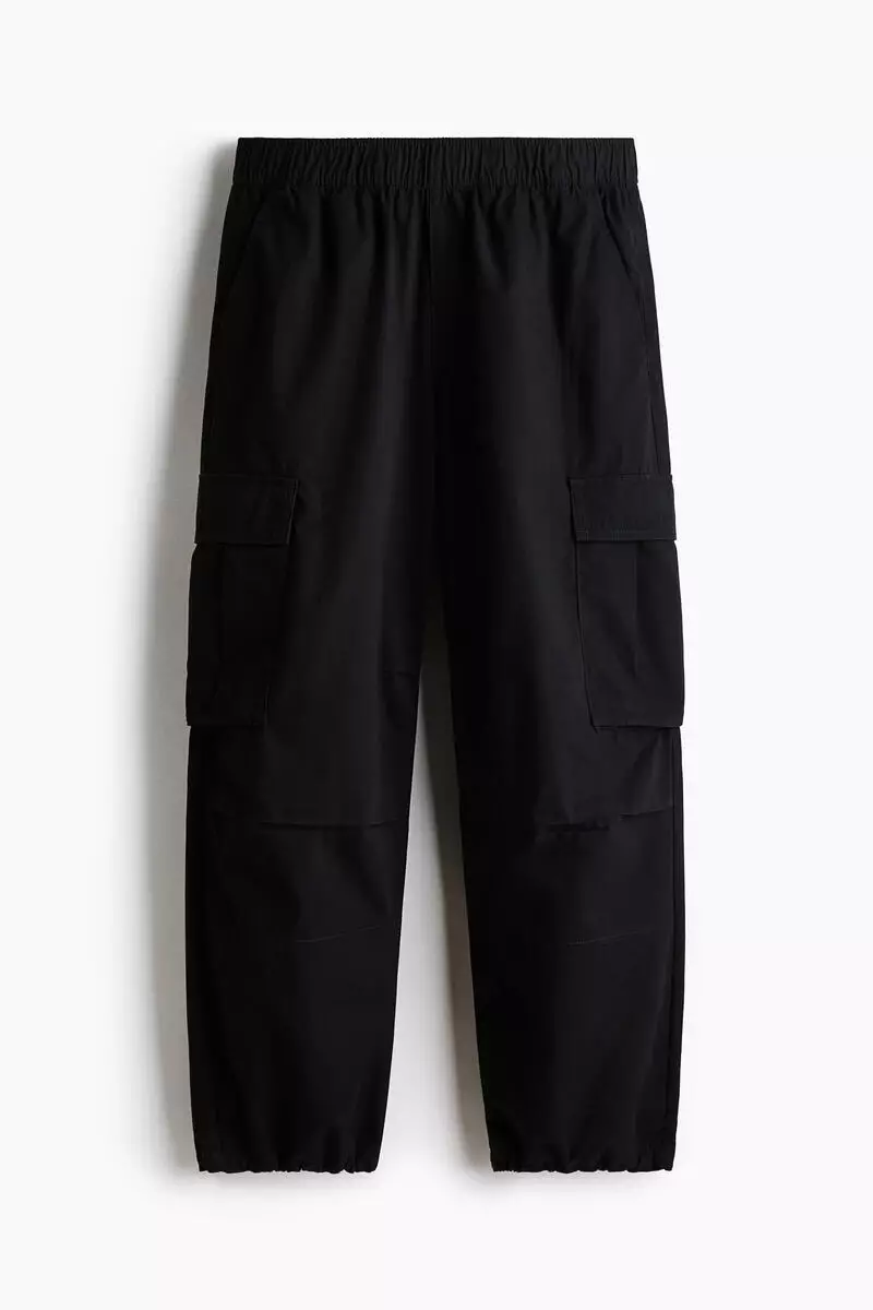 Loose Fit Cotton cargo trousers