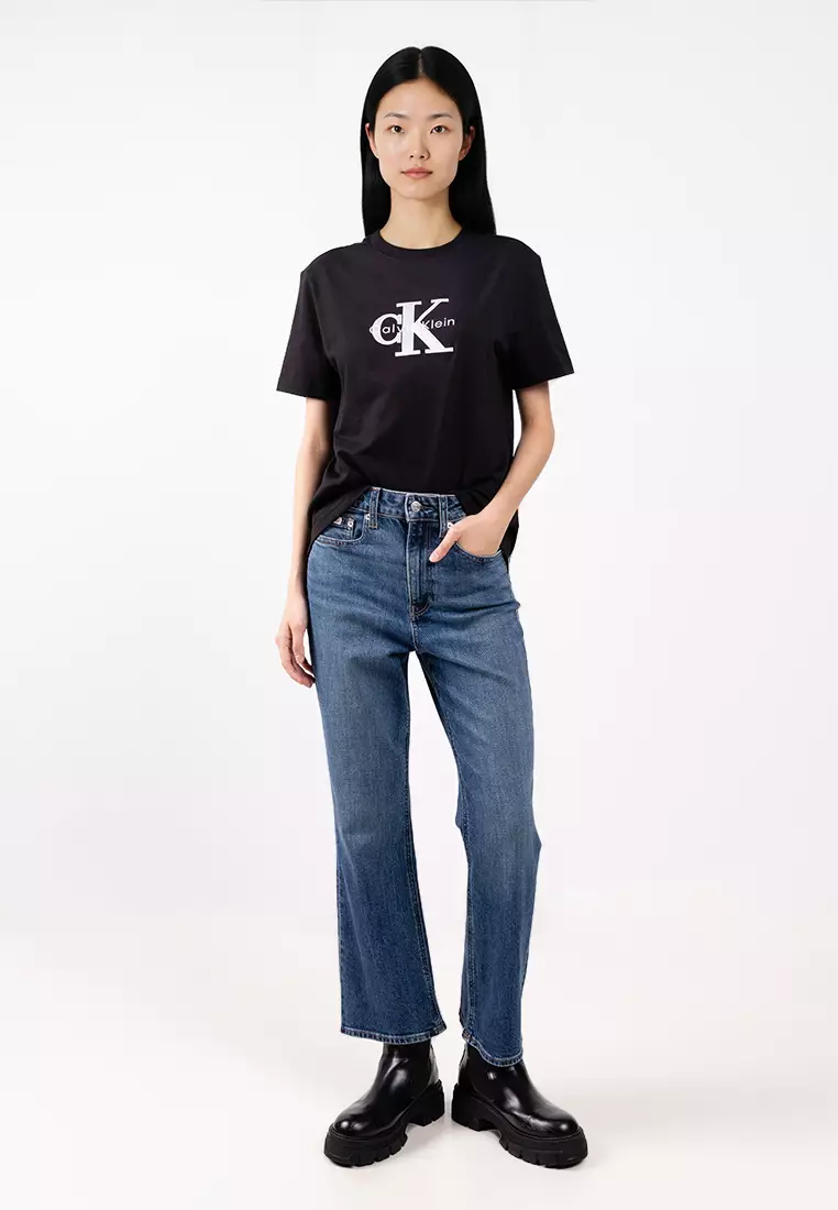 High Rise Straight Jeans - Calvin Klein Jeans