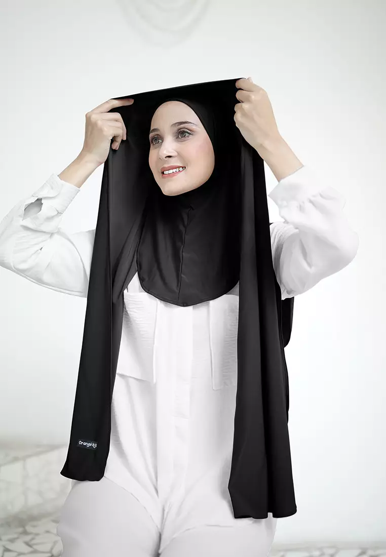 Cotton Bee - Pashmina Instan Freeya Curve Leher Jersey 