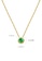 Aquae Jewels yellow Necklace My BirthStone 18K Gold - Yellow Gold,White Sapphire - April 8BFE4ACFDA2113GS_2