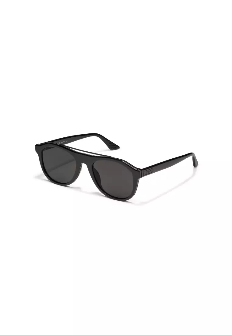 High Top Sunglasses - Black/Black Polarized