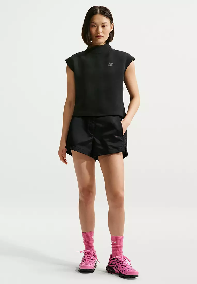 Sportswear High-Waisted Satin Hot Shorts