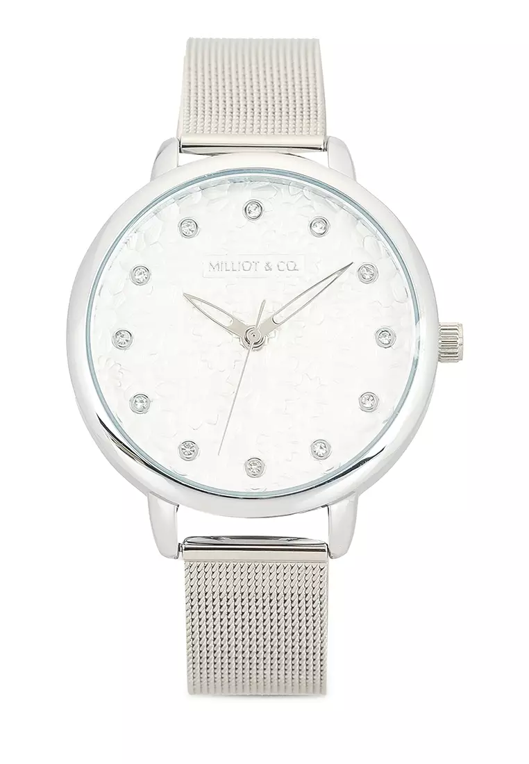Chunky clearance silver watch