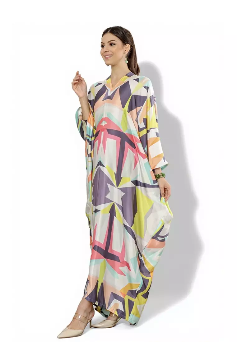 Kanzi Exclusive Short Sleeve Classic Kaftan