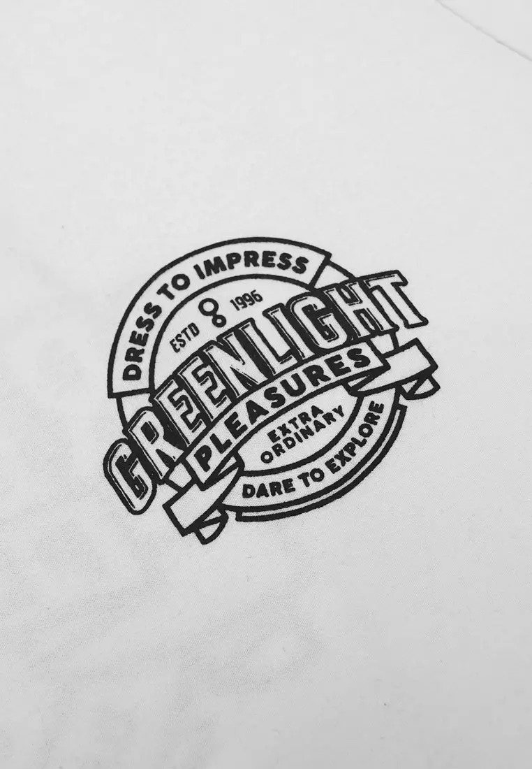 Greenlight Men's T-Shirt Short Sleeve Regular Fit Cotton Dress To Impress OL-C140425