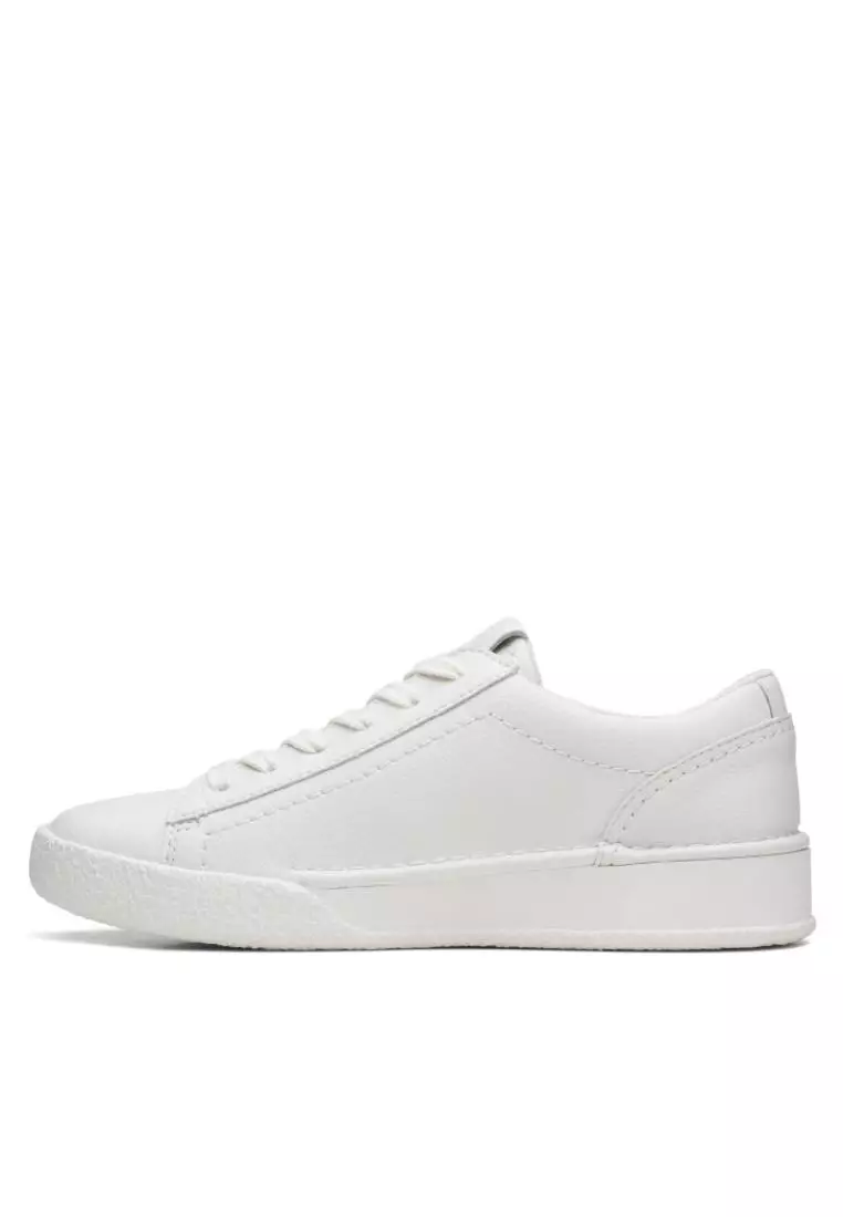 Clarks ladies white on sale shoes