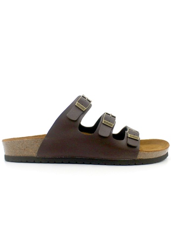 SoleSimple brown Ely - Brown Sandals & Flip Flops 2D99ESH11BCAF2GS_1