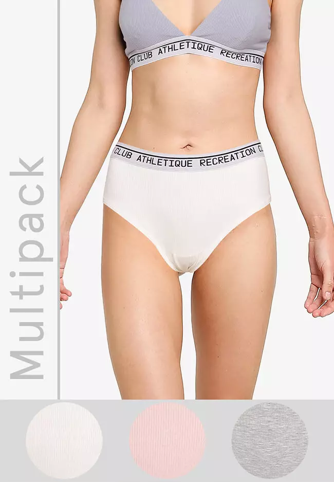 Calvin Klein Womens 3 Pack Hipster Underwear Seam-Free Edge