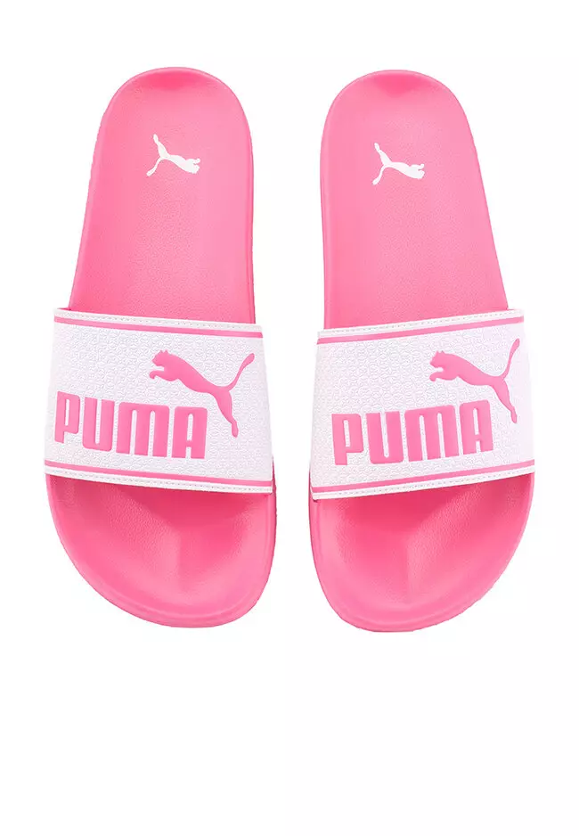 Pink on sale puma sliders