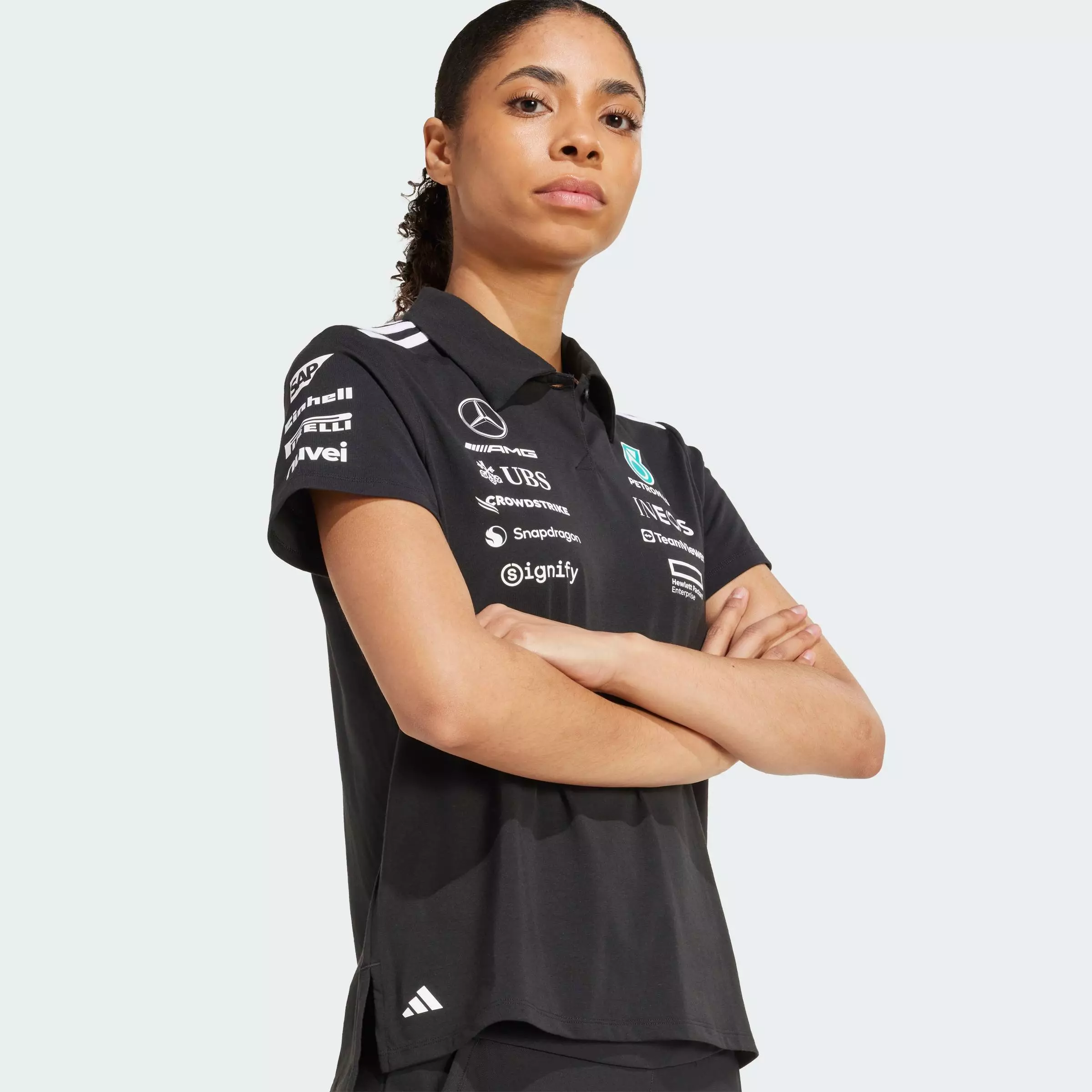 Motorsport MERCEDES - AMG PETRONAS FORMULA ONE TEAM POLO Women Black JX0759