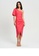 BWLDR pink Jagged Midi Dress B9F8EAA26CC282GS_1