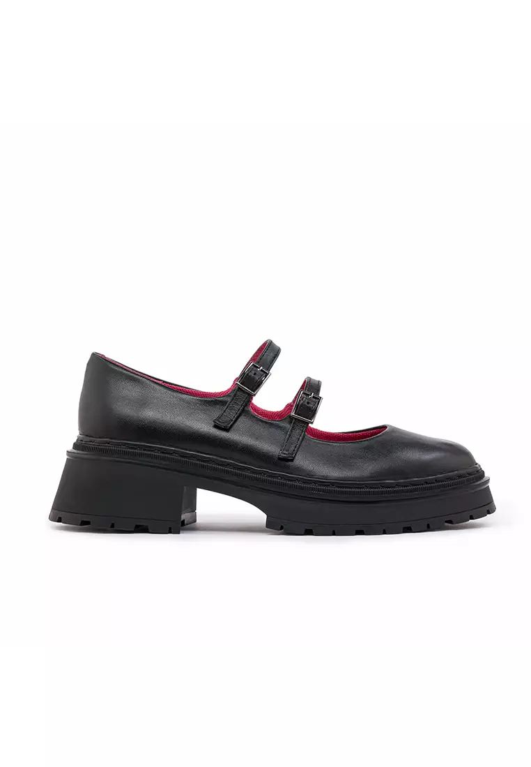 Discount on Bibo  shoes - SKU: Racquel Leather School Shoes