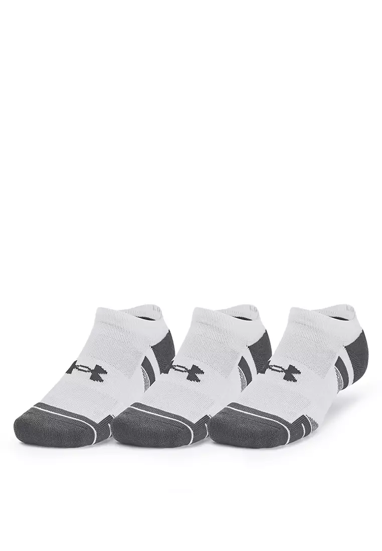 UA Performance Tech中性隱形運動襪3對裝