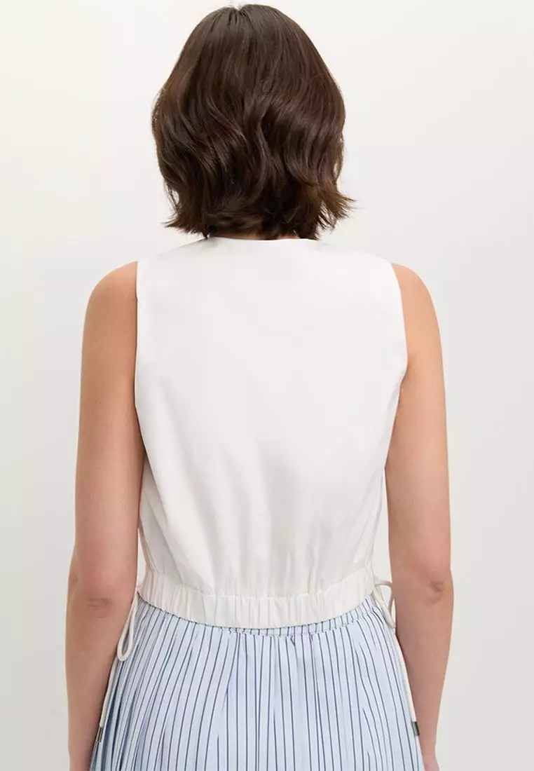 Side Bow Tie Crop Top