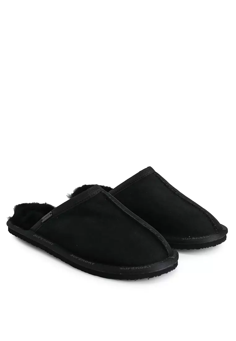 Suede Mule Slippers
