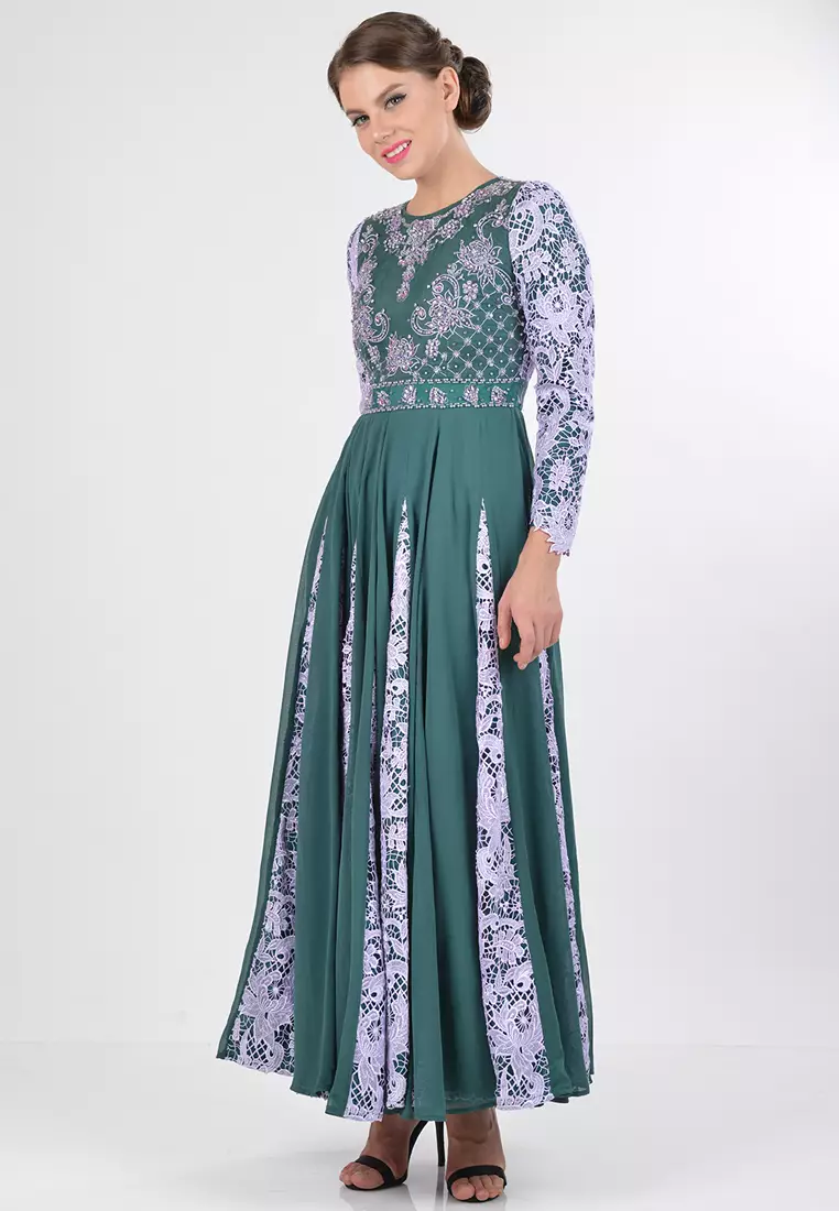 Bibiq Gamis Brokat Sifone Sutra