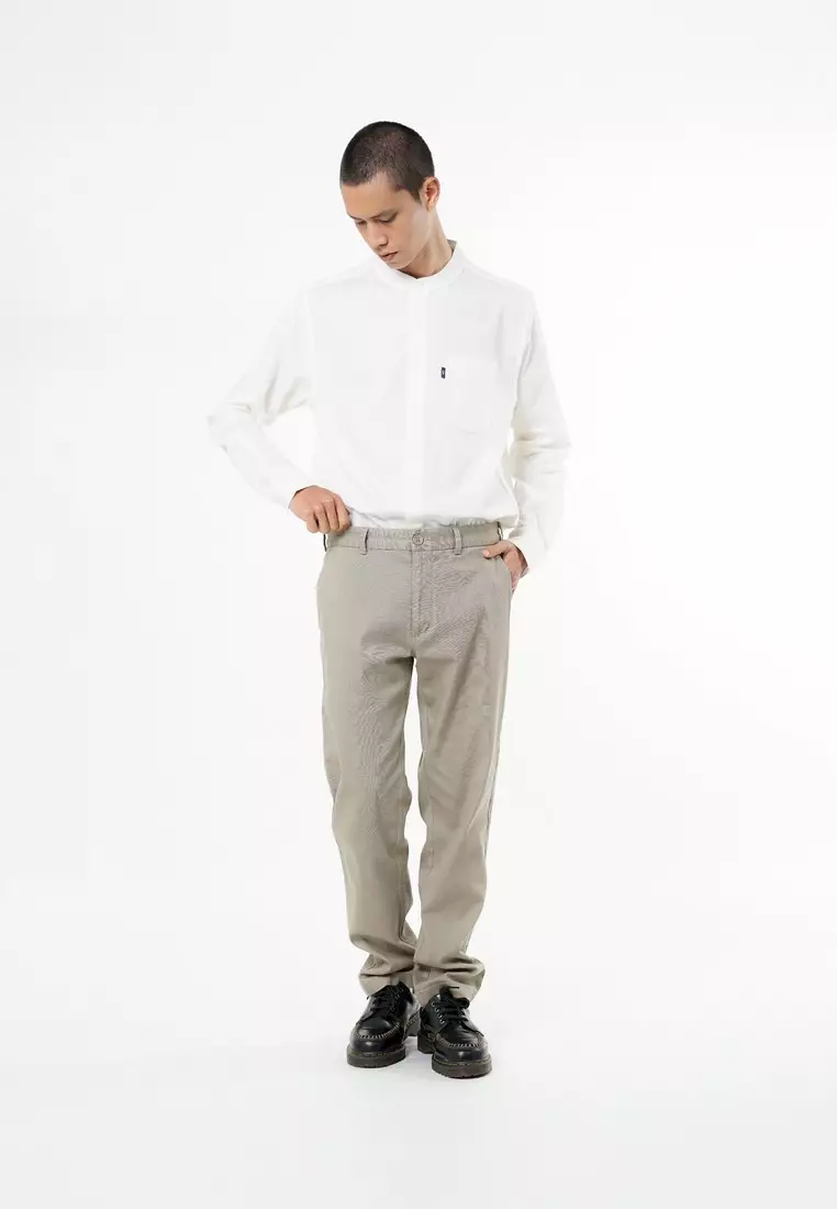 Greenlight Essential Men's Long Chinos Pants Regular Fit Cotton Spandex Arwen HP-C031225