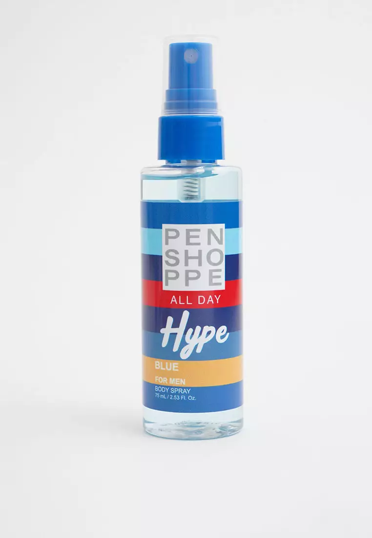 Penshoppe All Day Hype Blue Body Spray For Men 75ML