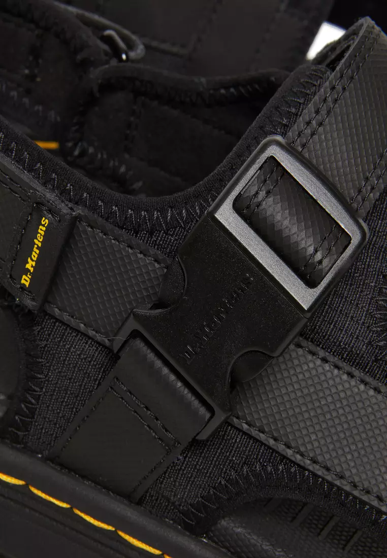 Forster Poly Webbing Black Sandals - Women