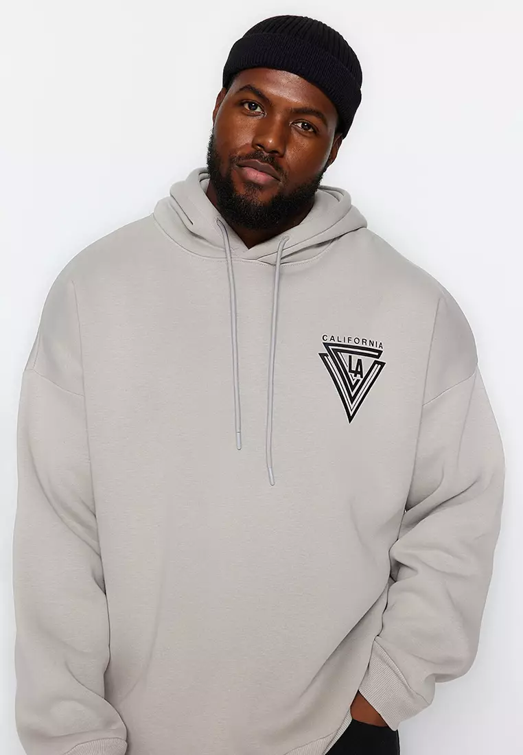 Oversized college hoodie clearance