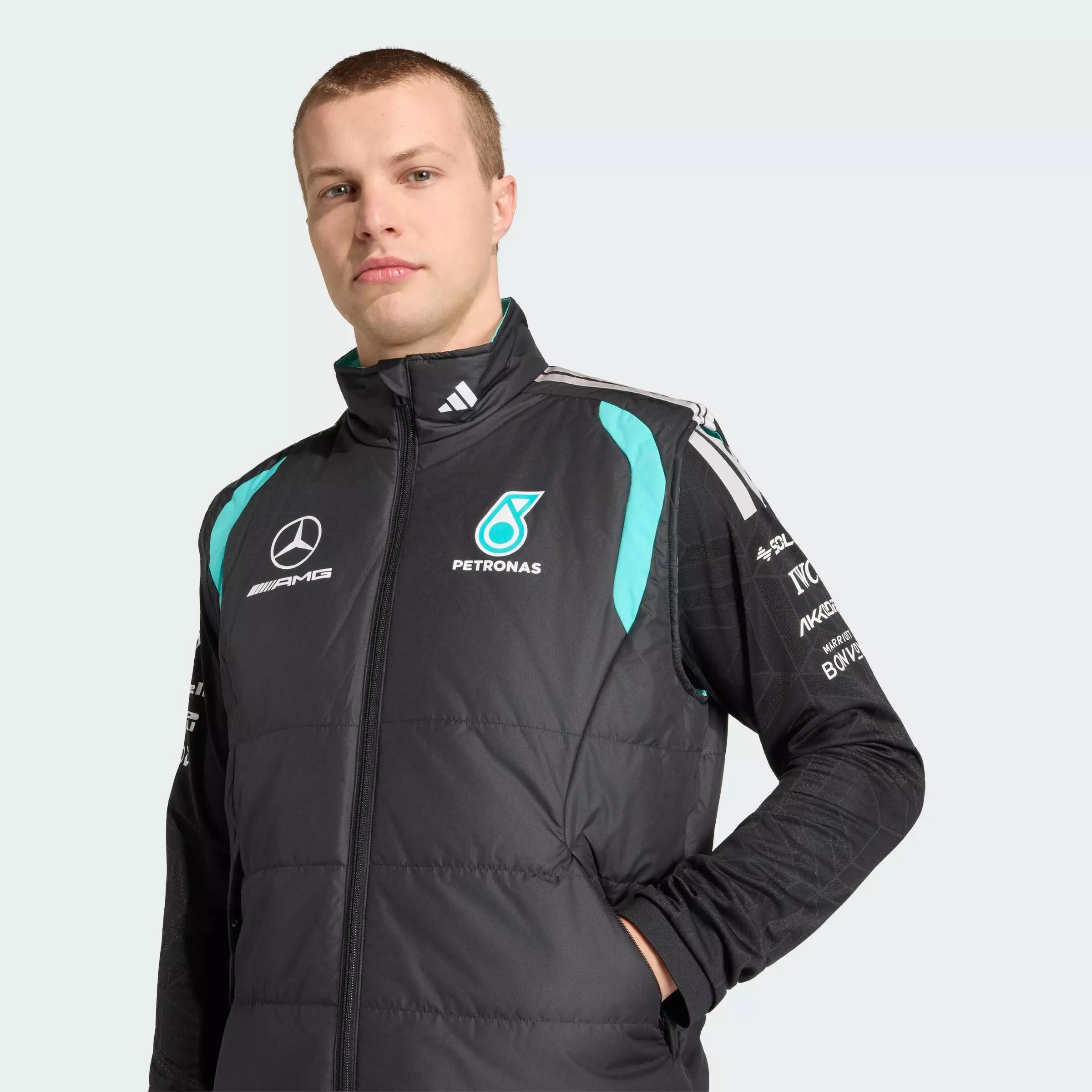 Motorsport MERCEDES - AMG PETRONAS FORMULA 1 TEAM MECHANICS VEST Men Black KE5476