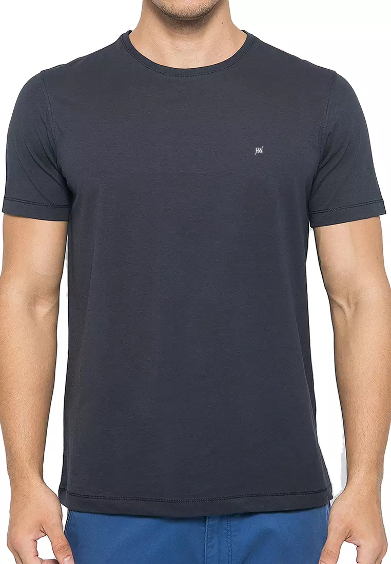 Johnwin - Kaos Pria - Kaos Polos Warna - Kaos Supima 30's - Roundneck