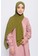 ZM green ZM X Marsha Natika - Eiko Olive Pashmina 70BC9AACA53CC2GS_1