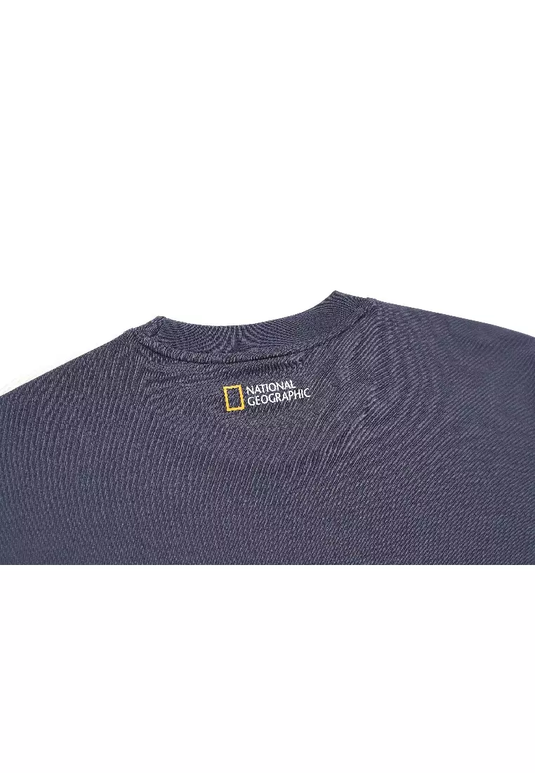 【NATIONAL GEOGRAPHIC】UNI DRYSIL TURTLE GRAPHIC T-SHIRT Unisex Drysil Turtle Graphic Short Sleeve Tee - DUST