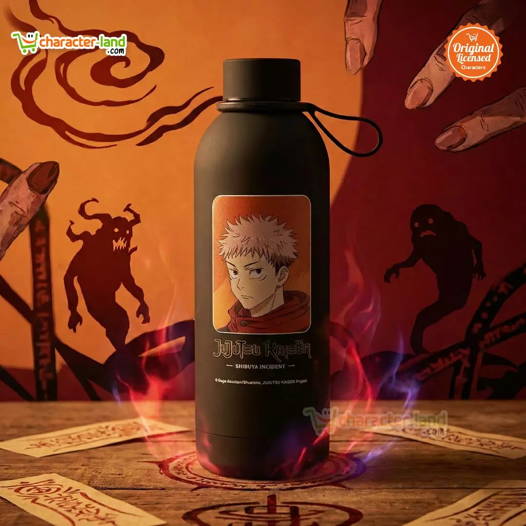 Botol Minum Jujutsu Kaisen OFFICIAL LICENSED Stainless Steel 600ml - Shibuya Incident