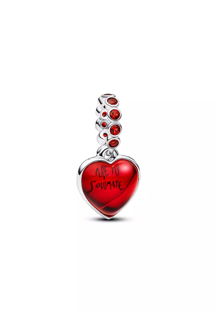 Buy Pandora Red Murano Glass Heart Double Dangle Charm 2026 Online ...