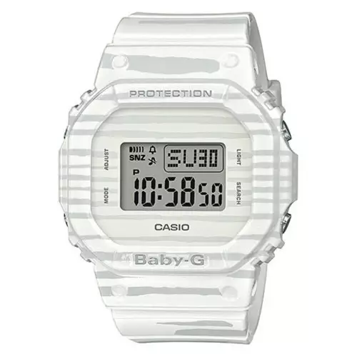 Casio Baby-G Jam Tangan Couple - Black & White - Resin - SLV-19B-1DR - Summer Lovers