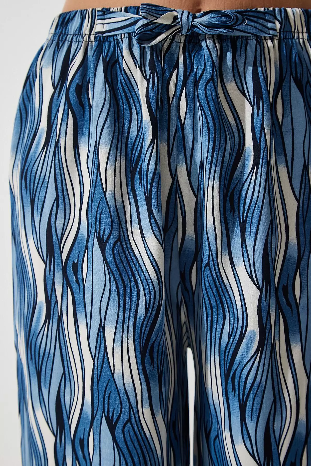 Patterned Palazzo Trousers