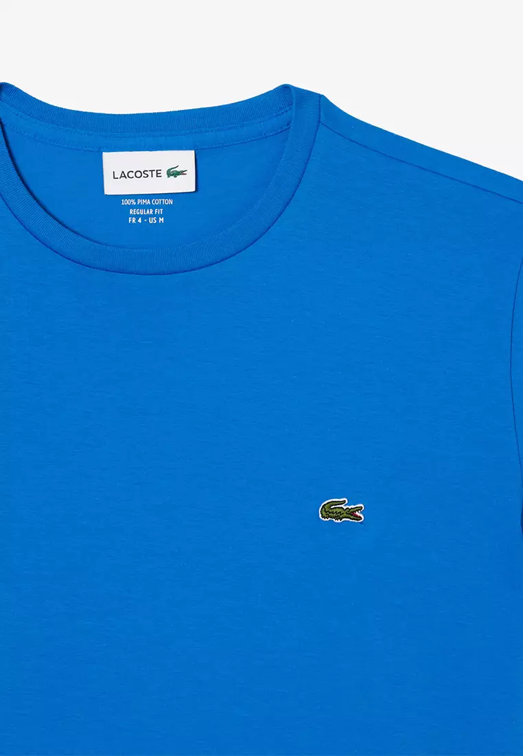 Buy Lacoste Regular Fit Pima Cotton Jersey T-shirt 2023 Online | ZALORA ...