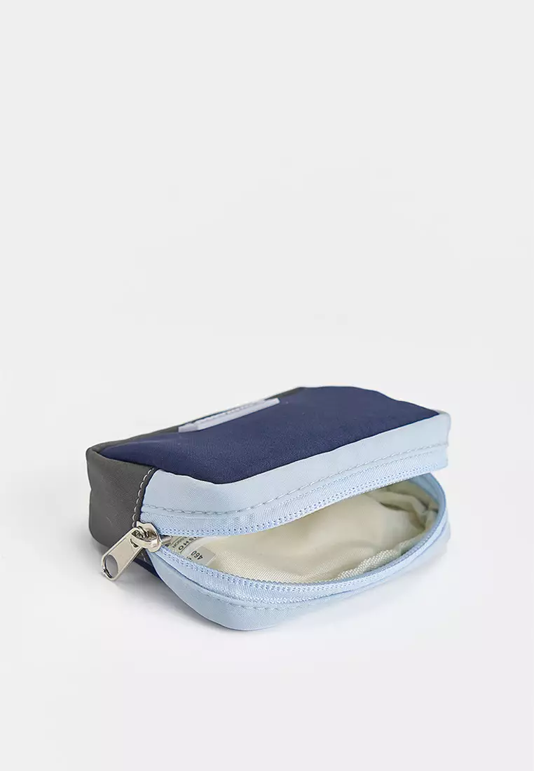 Nylon Color Blocking Coin Purse