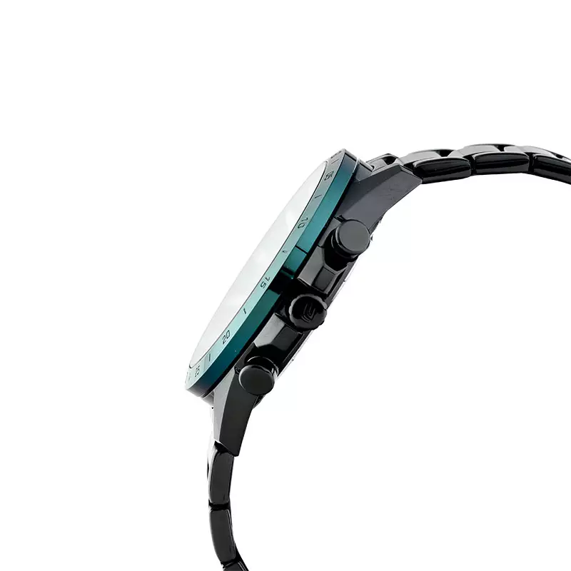 Jam Tangan Pria Casio Edifice EFR-571DC-1AVUDF Chronograph Black Dial Stainless Steel Band