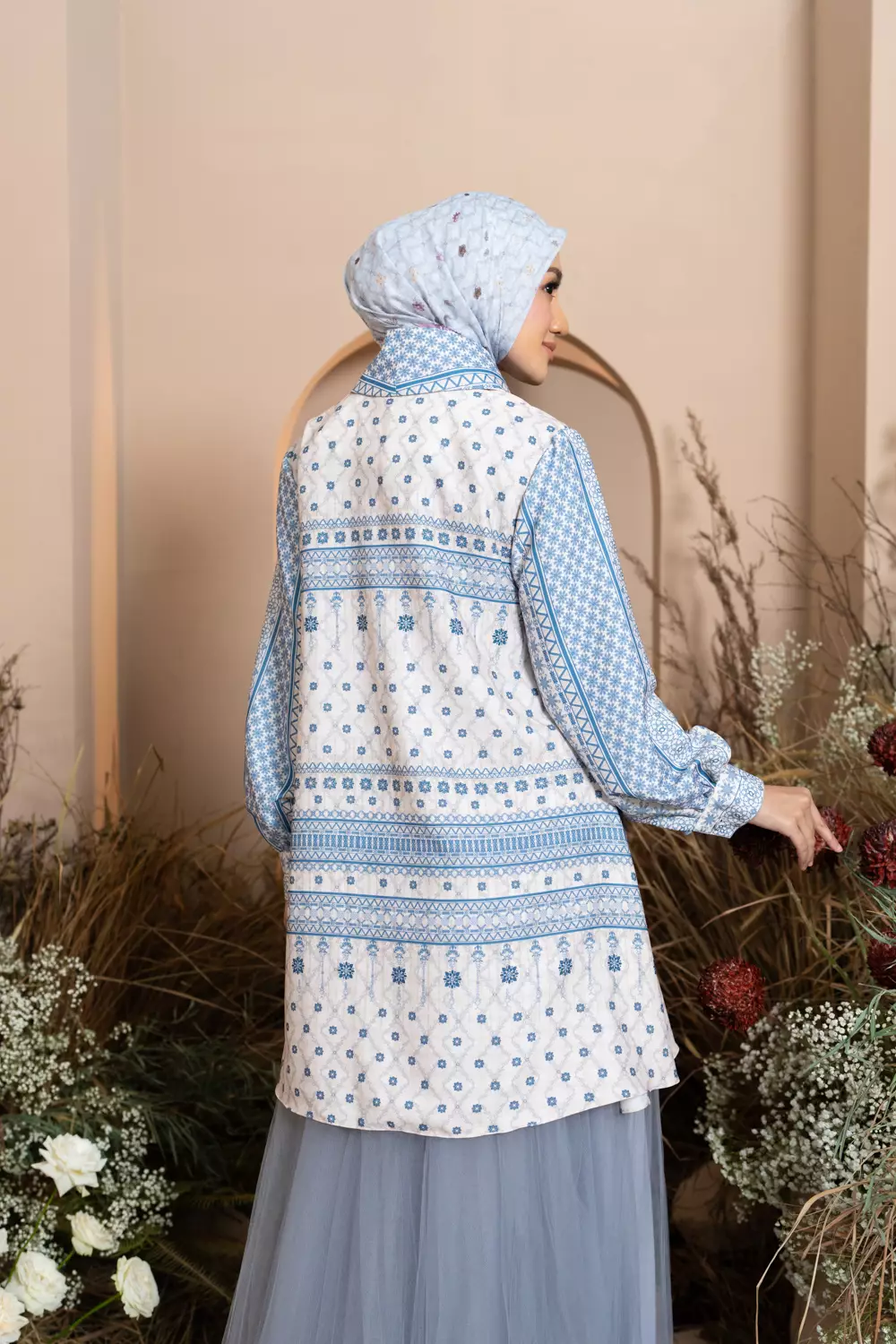 Klamby - Mariri Outer Tunic Serene Azure
