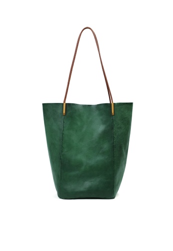 Twenty Eight Shoes green Large Capacity Cow Leather Tote Bags QY8734 DF045ACFF3479EGS_1