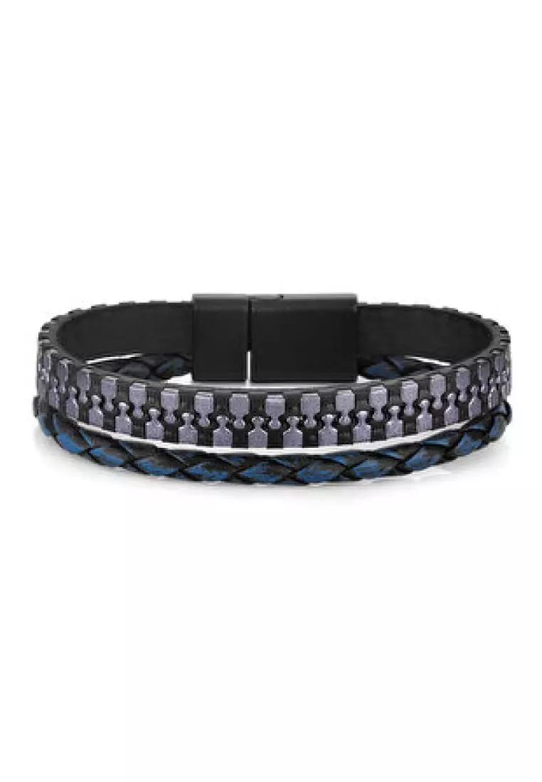 Buy PARIGI Parigi Men Black Bracelet Online | ZALORA Malaysia