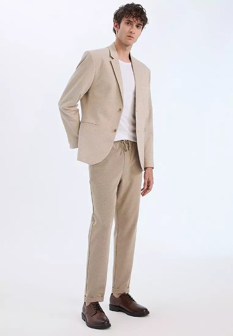 Slim Fit Lined Blazer